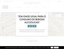 Tablet Screenshot of boasquintas.com